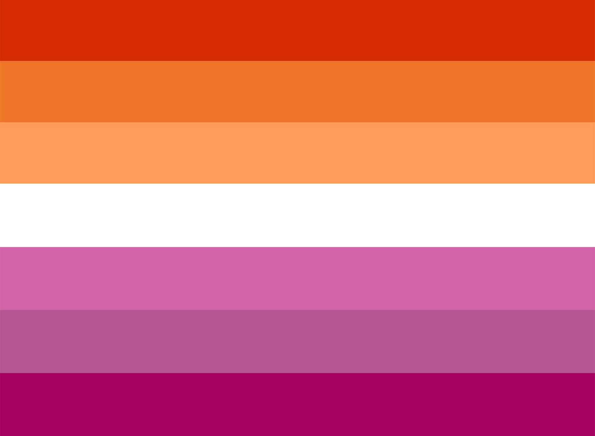 Lesbian Flag Illustration